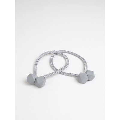 MKLuzkoviny.cz Magnetická spona na závěsy Regina (2ks) - šedá – Zbozi.Blesk.cz