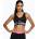 Nike Спортен сутиен Nike Pro Indy Plunge black/white/white