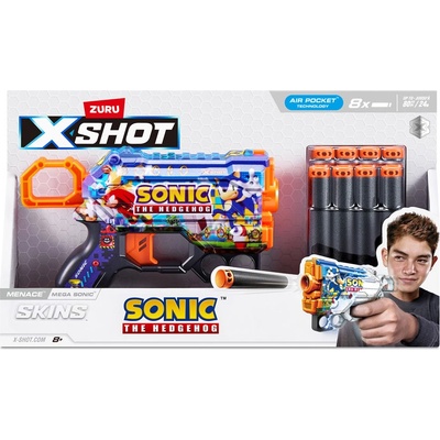 ZURU Sonic Бластер MENACE 8 стрели