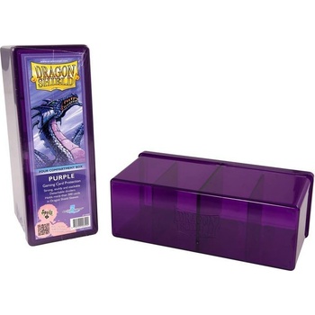 Dragon Shield Krabička na karty 4 Compartment Box purple
