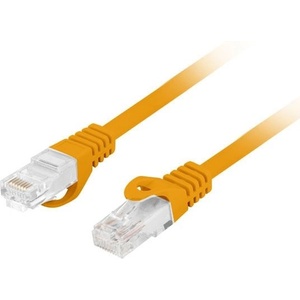 Lanberg Кабел Lanberg patch cord CAT. 6A U/UTP LSZH CU 0.25m Fluke Passed, Orange (PCU6-10CU-0025-O) - Allstore