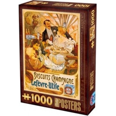 D-TOYS Biscuits Champagne Lefèvre–Utile 1000 dílků