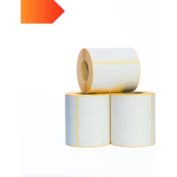 ZINTA Самозалепващи Jetgloss етикети ZINTA 90мм х 80мм, 2000 ет. /ролка (90X80X2000-JETGLOSS)