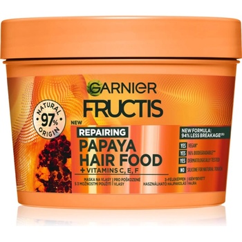 Garnier Fructis Papaya Hair Food възстановяваща маска за увредена коса 400ml