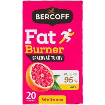 Bercoff Spaľovač tukov aromatizovaný fermentovaný čaj grep 20 x 1,5 g