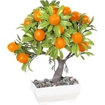 Iris E5697 Декорация от мандарини с изкуствени цветя в саксия 18x24cm (E5697)