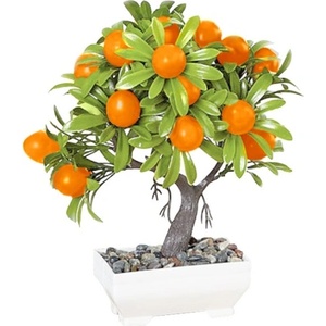 Iris E5697 Декорация от мандарини с изкуствени цветя в саксия 18x24cm (E5697)