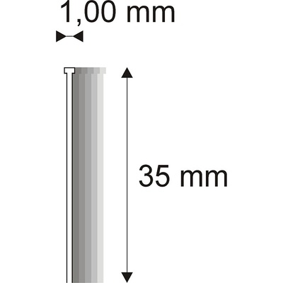 Truhlářské Brady Narex 12/35 (18G) - 1 x 35 mm - 5.000 ks
