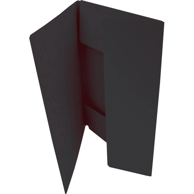 HIT Office A4 Prešpánové desky se třemi chlopněmi černé 20 ks – Sleviste.cz