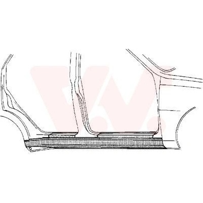 Nástupný plech VAN WEZEL 5880104