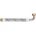 Sferaco - Франция Мека връзка с коляно 1" MF 70cm Ø25mm с неръждаема оплетка (HCFM10100700S)