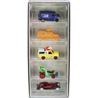 Mattel Hot Wheels Súprava autíčok 5ks Prémiový angličák 100. Výročie Disney