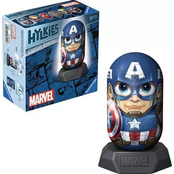 Ravensburger - Puzzle 3D puzzle Hylkies: Marvel: Captain America - 40 - 99 piese