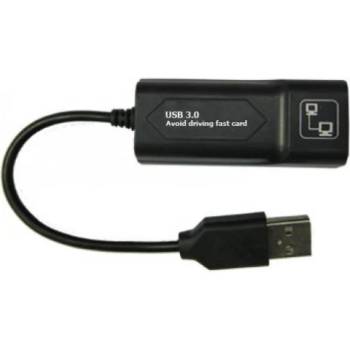 Image 1 of Estillo Мрежов адаптер estillo, usb 3.0 към rj-45, Черен (est-usb-10-100-1000lan)