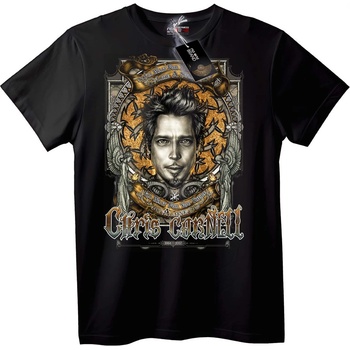 NOONEBRAND Тениска Посвещение на Chris Cornell 1964-2017 - XL, Black