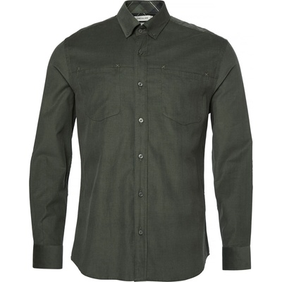 Chevalier Мъжка риза с копчета Chevalier Walton Light Cord Shirt - Midnight Pine (033-2986-0113)