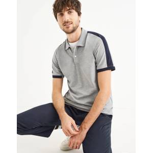 Celio Teyoke Поло тениска Celio | Siv | МЪЖЕ | S
