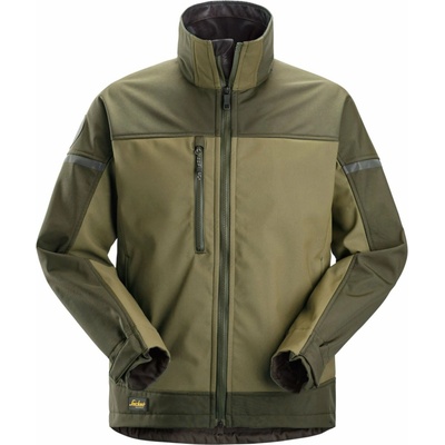 Snickers Workwear Softshellová bunda AllroundWork Stretch KHAKI