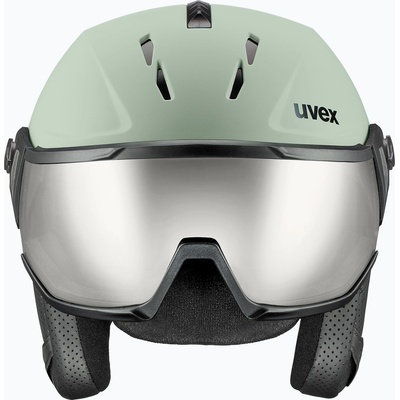 uvex Ски каска UVEX Instinct Visor oxid green matt/mirror silver/smoke