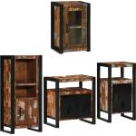 vidaXL Комплект мебели за баня 4 бр. Многоцветен 55 x 35 x 60 см (3305687)