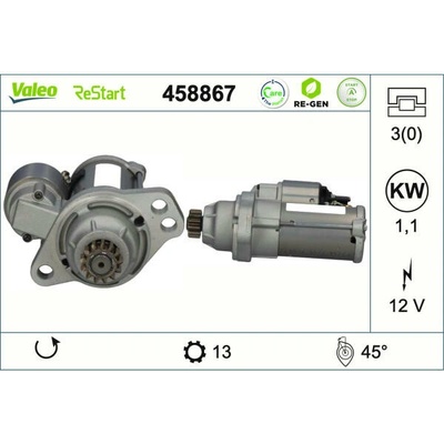 Startér VALEO 458867