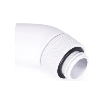 Alphacool Ъглов адаптер Alphacool Eiszapfen, 45°, G1/4 външна към G1/4 вътрешна резба, Бял (1019294)