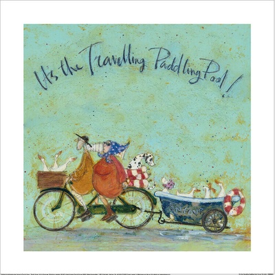 Umelecká tlač Sam Toft - It'S The Travelling Paddling Pool, 40 × 40 cm