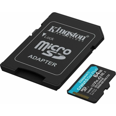 Kingston Canvas Go Plus A2 Micro SDXC 64GB SDCG4/64GB