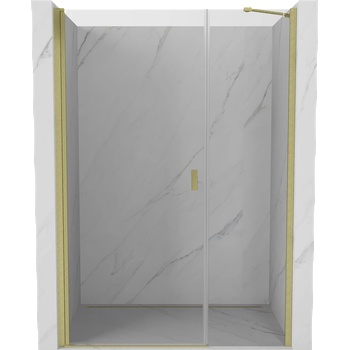 Mexen Mist-B врата за душкабина въртящи се 115 cm, прозрачни, златни четка - 8A2-115-001-55-00 (8A2-115-001-55-00)