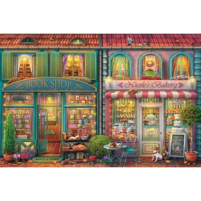 Ravensburger - Puzzle Bookshop and Bakery - 7 000 piese