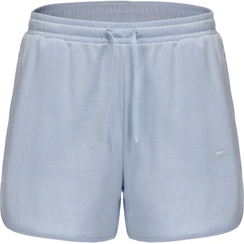 Slazenger Дамски поларени къси панталони Slazenger Fleece Interlock Shorts Womens - Baby Blue