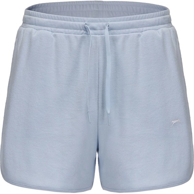 Slazenger Дамски поларени къси панталони Slazenger Fleece Interlock Shorts Womens - Baby Blue