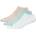 DKNY Womens 3 Pack Trainer Liner Myla - Ecru/Oatml/Mint