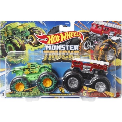 Mattel Hot Wheels Monster Trucks Gunkster Vs 5 Alarm
