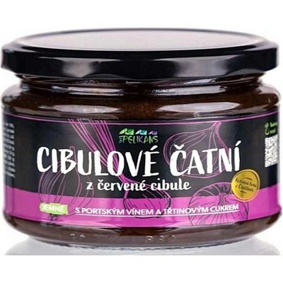 The Pelikans Cibulové čatní z červené cibule Jemné 250 g Česká republika