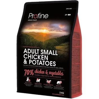 Profine Сухра храна за кучета в зряла възраст- малки породиprofine dog adult small chicken & potatoes 2 кг (266)