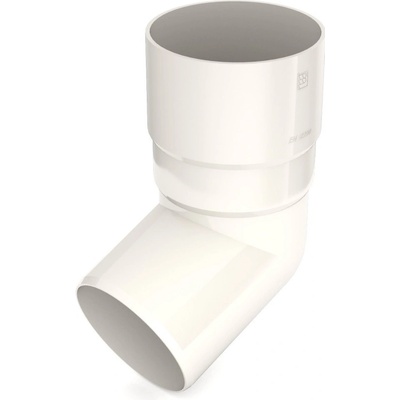 Bryza Koleno svodu 67° Ø 63 mm plast RAL 9010 bílé