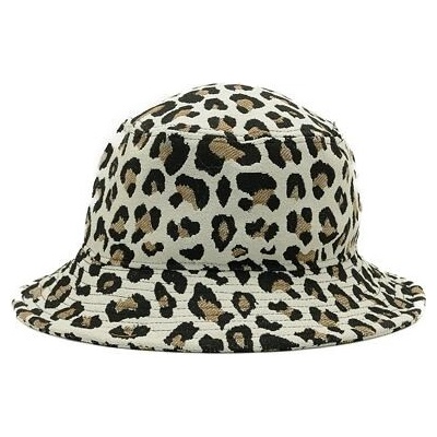 New Era Adventure Bucket Leopard Stone / Black