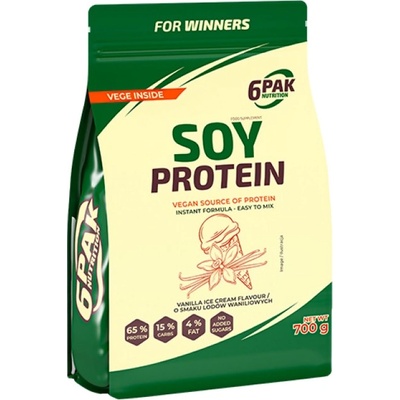 6PAK Nutrition Soy Protein [700 грама] Ванилов сладолед