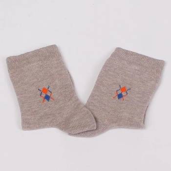 Image 1 of Детски чорапи в бежово с фигурки