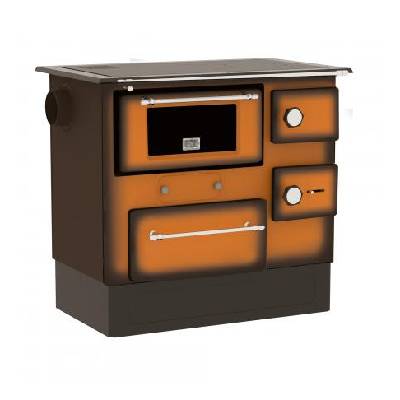 ALFA PLAM, sporák REGULAR 46 ECO, teplovzdušný 8 kW, levý, bílý