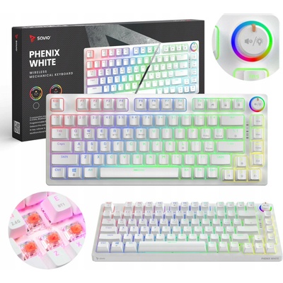Savio PHENIX WHITE Gateron Red Pro