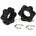 Traxxas Wheel hubs, hex (2)/ hex clips (2), TRX7756 (TRX7756)