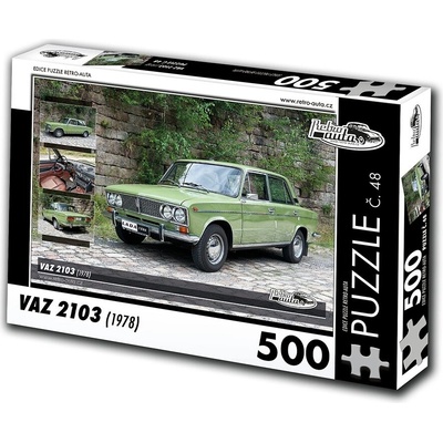 Retro-auta VAZ 2103 1978 500 dílků