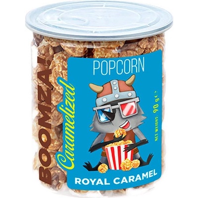 Boomza karamelizovaný popcorn s příchutí karamelu 90 g