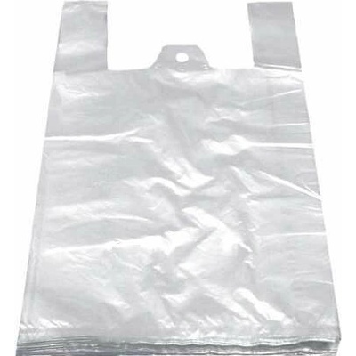 HDPE mikroténové tašky- biele Nosnosť: 4 kg