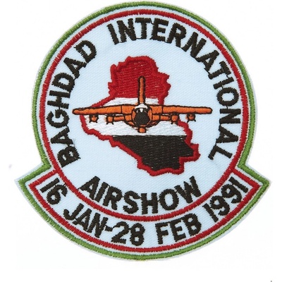 Nášivka textilná 101 Inc Baghdad International Airshow - farebná