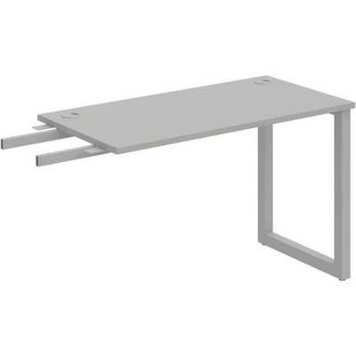 OFFICE PRO s.r.o. HOBIS prídavný stôl do uhla - UE O 1200 RU, hĺbka 60 cm, šedá