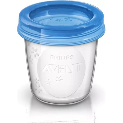 AVENT VIA poháriky s vrchnákmi 180 ml 5 ks