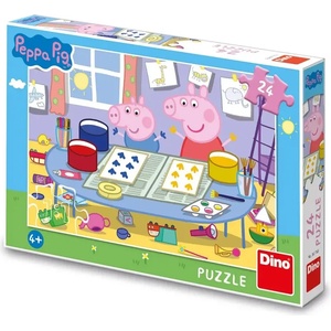 Dino - Puzzle Peppa pig: Maliar - 1 - 39 piese